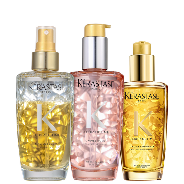 Kit Elixir Ultime Huile – Nutrición, Brillo y Ligereza del Pelo